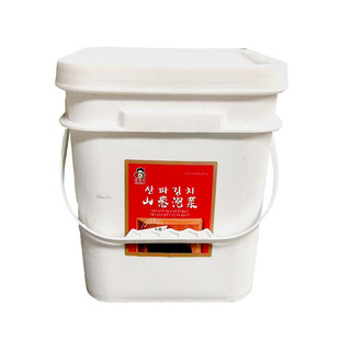 韩式小伙子山蒜叶山葱烤肉调味山葱茗荑菜泡菜包肉菜烤肉商用10kg