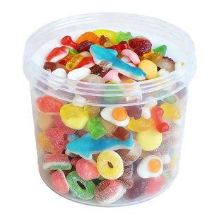 德国Trolli口力橡皮糖酸砂汉堡软糖500g散装儿童自选混合糖果零食