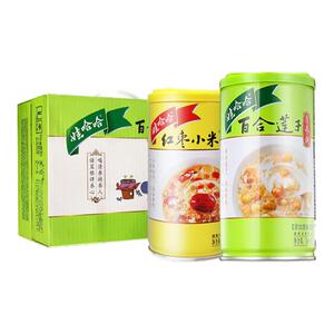 娃哈哈百合莲子粥360g*12罐整箱桂圆莲子八宝粥营养速食粥早餐粥