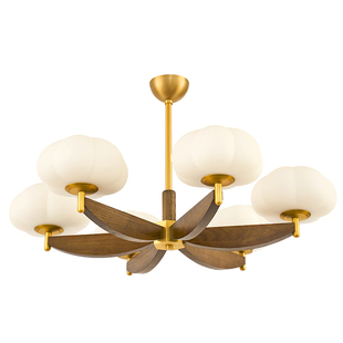 旭呈新款法式客厅灯吊灯主灯美式复古餐厅灯中古风吸顶灯全屋灯具