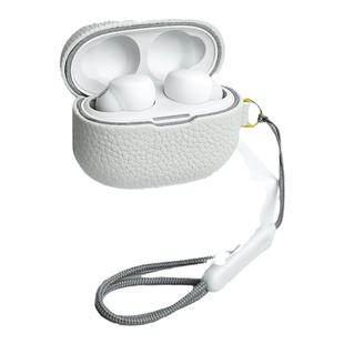 ESCASE 适用索尼LinkBuds s保护套XM5/4真皮耳机保护壳LinkBuds全包皮质防摔硅胶软壳蓝牙耳机外壳商务潮流