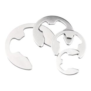 卡簧卡环e型卡簧挡圈304不锈钢开口卡扣M1.2M2.5M3M4M5M6M8M10M15