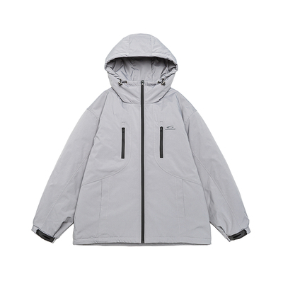 GOGOSOON防水冲锋衣棉衣男新款2025滑雪服外套连帽青少年高级感潮