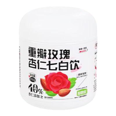 重瓣玫瑰杏仁七白饮南杏仁粉美营养早餐白内调冲饮冲泡即食代餐粉