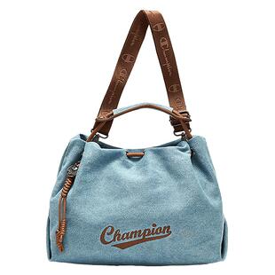 Champion冠军单肩背包2026春新款托特包男女时尚斜挎包手提包多背