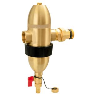 地暖磁性磁力微泡过滤南先保证排气排污阀全铜分水器地暖过滤阀门