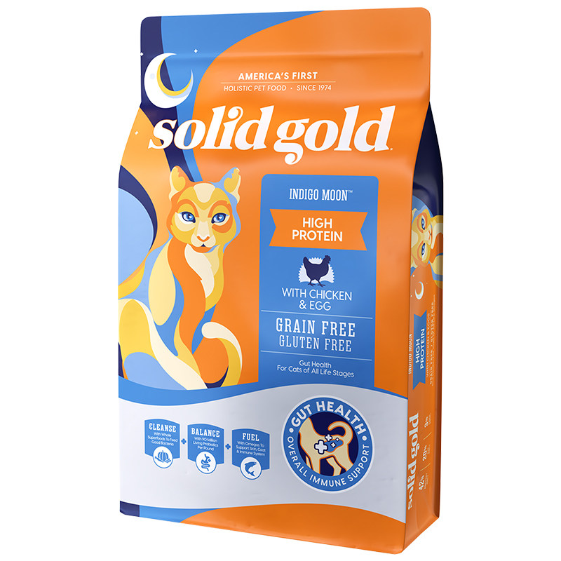【官方旗舰】SolidGold素力高金素鸡幼成进口猫粮5.44kg