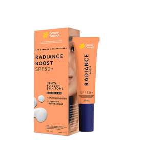 澳美皙Cancer Council亮采焕肤防晒防水防汗轻薄润肤乳SPF50+50ml