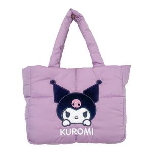 库洛米单肩包韩系刺绣羽绒包轻便学生酷洛米手提包通勤手拎包女孩