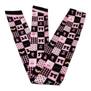 繁星原创新款粉色格子蝴蝶结丝巾小长条女窄飘带编发绑包丝带领巾