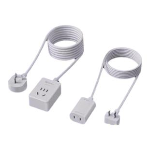 公牛插座延长线迷你便携插板一位单孔排插电源小型插排插头拖线板