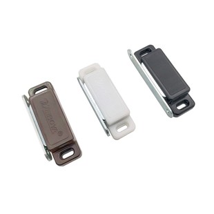 橱柜门磁力扣AKB53棕黑白色铝门框定位支架设备箱柜门吸强磁门阻