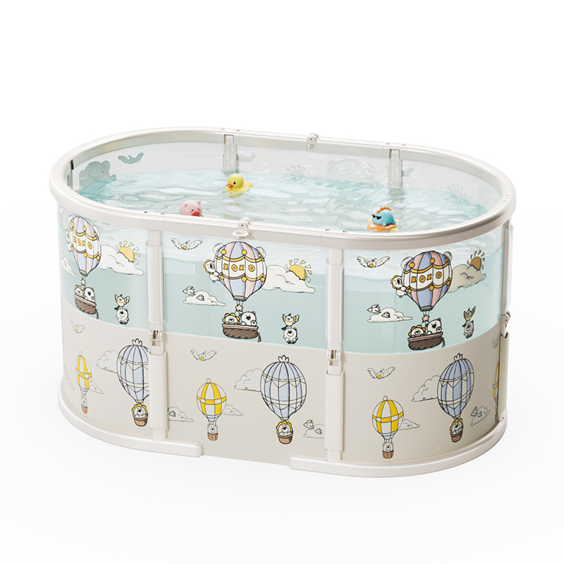 yeesoom孕森婴儿游泳桶家用宝宝洗澡浴缸游泳池可折叠儿童泡澡桶