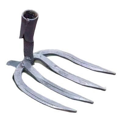 四齿耙锻打铁耙子翻土种菜钉耙