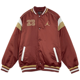 Nike耐克男童印花外套短款薄棉服休闲舒适运动保暖上衣IU5375-619