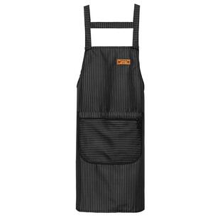 时尚2026新款防水防油围裙女厨房餐饮专用网红工作服家用做饭围腰