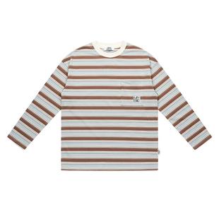 特惠6折起 林墨同款 EMPTY REFERENCE条纹上衣宽松长袖T恤打底衫
