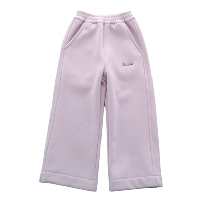 中大童纯棉加绒加厚卫裤过冬款