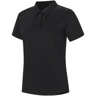 特步训练系列 | 冰丝翻领T恤夏季女装运动短袖POLO衫974228020223
