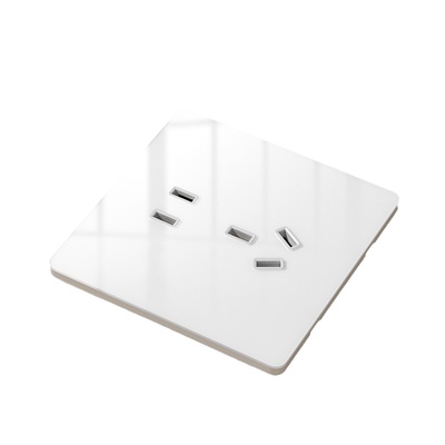 国际电工超薄水晶玻璃镜面开关