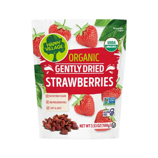 土耳其HappyVillage草莓干无花果干杏干去核即食有机天然孕妇零食