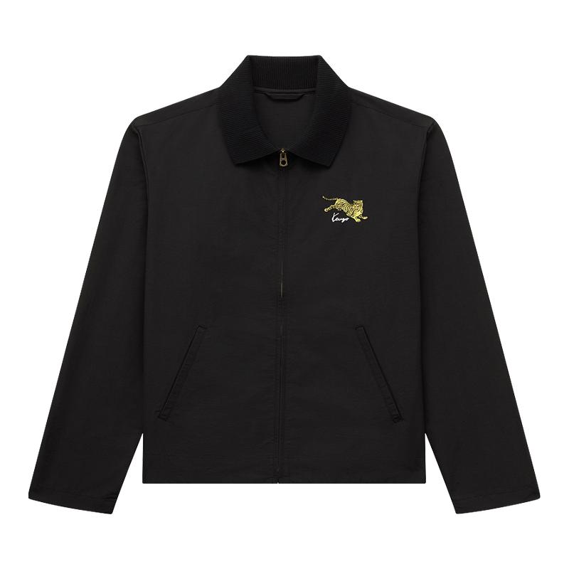 KENZO 26秋冬新品 男士老虎图案宽松版型翻领拉链外套