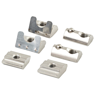 铝型材T型螺母滑块弹性钢珠帽