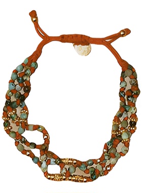 ROUNDFACE Ivy藤蔓秘境串珠编绳手链 原创设计气质高级感礼物默叙