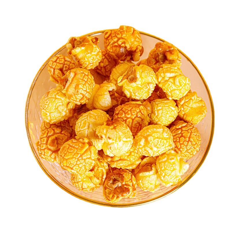 奶油焦糖球形爆米花小吃零食