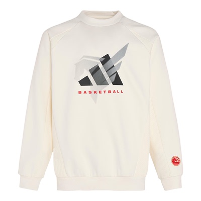 Adidas/阿迪达斯正品秋冬男士运动加绒篮球针织卫衣套头衫KT0625