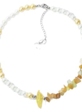 GetEmON【梦想家57号】质感贝珠拼接项链博主推荐度假轻奢风小众