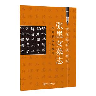 硬笔临经典碑帖 张黑女墓志碑帖 实用技法与练习 学生钢笔字帖 成人初学者硬笔书法入门书籍 魏碑楷书练字帖 江西美术出版社 正版