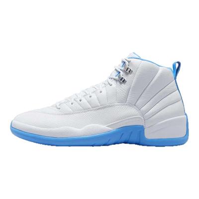 JORDAN Air Jordan 12 AJ12白蓝男高帮复古运动篮球鞋 CT8013-112