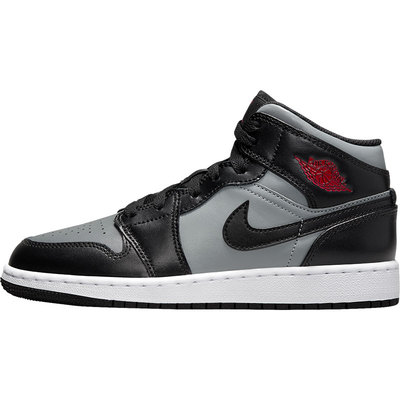 Nike/耐克正品Jordan 1 Mid AJ1女子GS大童休闲鞋554725-096