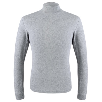 宜而爽风半高领保暖中厚全棉秋衣