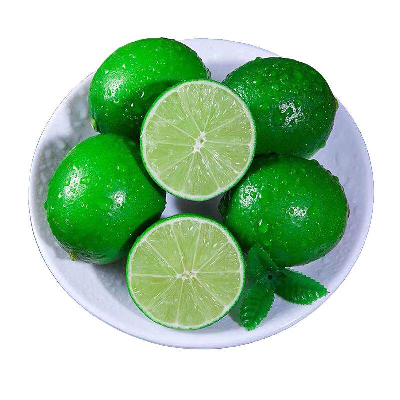 博柠塔希提无籽青柠檬新鲜皮薄汁