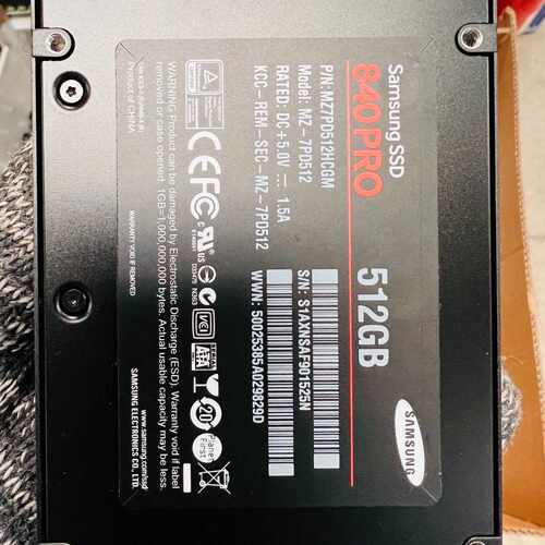 询samsung SSD 840 Pro 512_GB