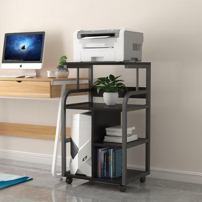 落地电脑主机架可移动台式机箱收纳架打印机置物架多层办公室放置