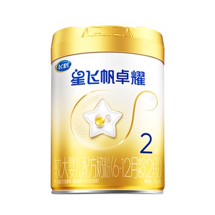 扫码集罐】飞鹤星飞帆卓耀2段750g*6罐自护力二段婴幼儿奶粉