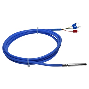 DS18B20数字信号单总线防水探头高温硅胶屏蔽线抗干扰温度传感器