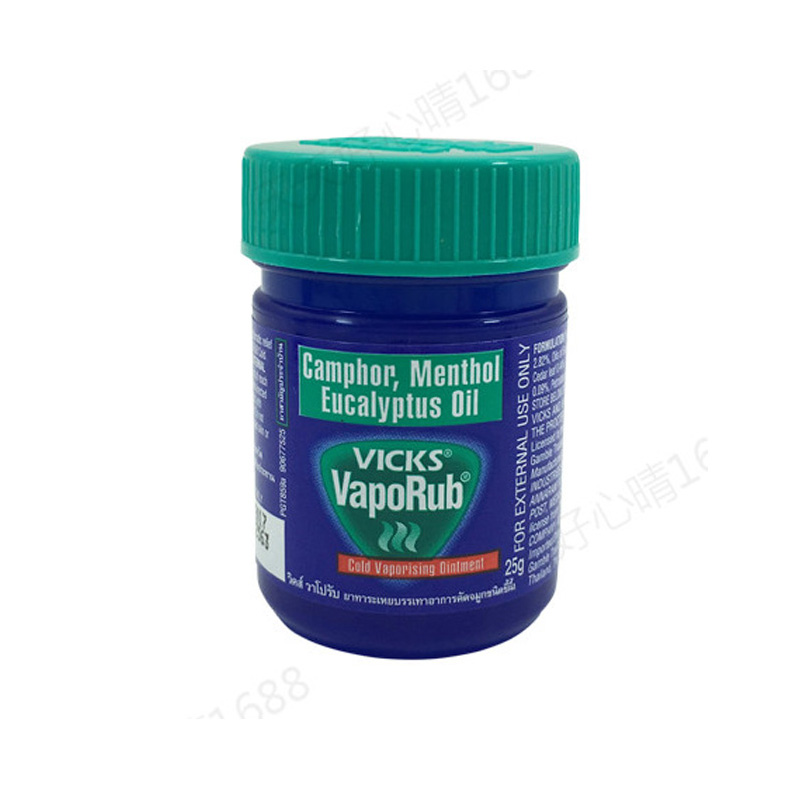 泰国正品VICKS VapoRub婴儿薄荷膏通鼻提神清凉按摩膏油25g包邮