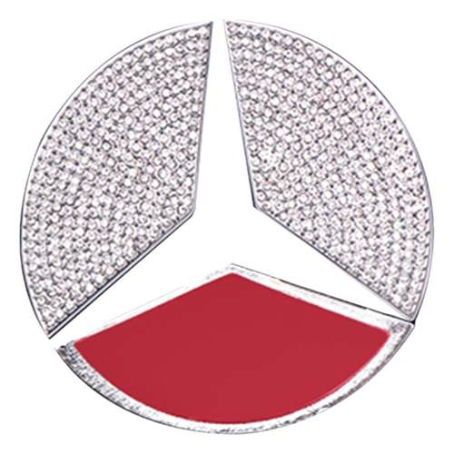 适用于奔驰C260L方向盘标GLC260贴E300车内饰C改装GLA水钻石GLB级