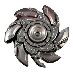 不锈钢暴躁08指尖陀螺金属陶瓷轴承开甲变形edc推牌解压神器玩具