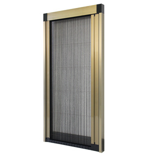 优诗曼两用无轨折叠隐形防蚊纱窗门帘卧室阳台推拉移门隔断帘定制