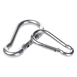 304不锈钢弹簧扣连接扣安全扣登山扣保险扣葫芦扣锁扣卡扣狗链扣