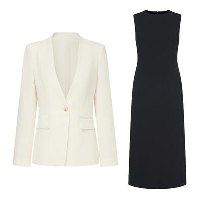 美国伊士曼Naia醋酸西装背心裙套