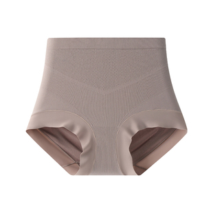 夏谷奈高腰内裤女2025新款舒适无痕收腰提臀彩纱加长裆保暖收腹裤