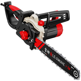 220v插电式电锯家用小型手持伐木锯木工手提锯电链锯锯柴树大功率