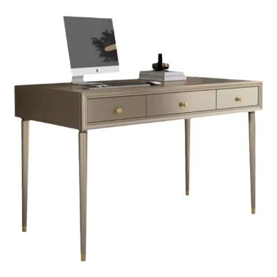 轻奢现代书房专用实木书桌极简书法桌家用书柜写字台套装组合一体