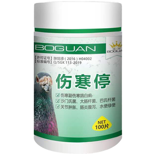 伤寒停鸽药鸽用鸽子药大全沙门氏菌伤寒宁信鸽赛鸽常见病水便博冠